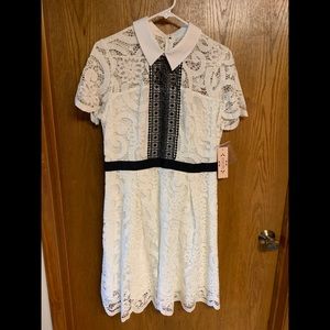 Nanette Lenore white and black dress